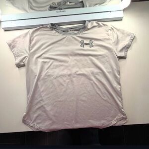 Under Armour Light Gray Short-Sleeve Tee